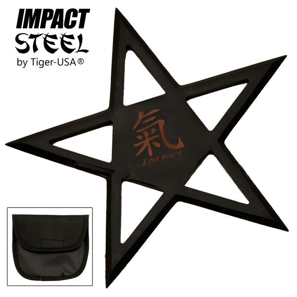 Chinese Energy Symbol Pentagram Throwing Star